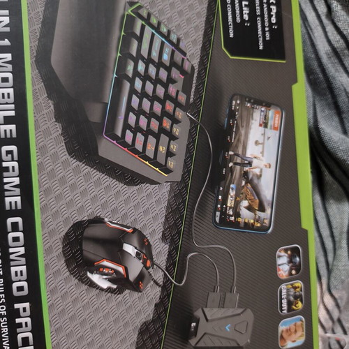 4 in 1 Mobile Game Combo Pack wireless keypad and mouse like new