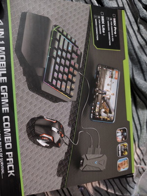 4 in 1 Mobile Game Combo Pack wireless keypad and mouse like new