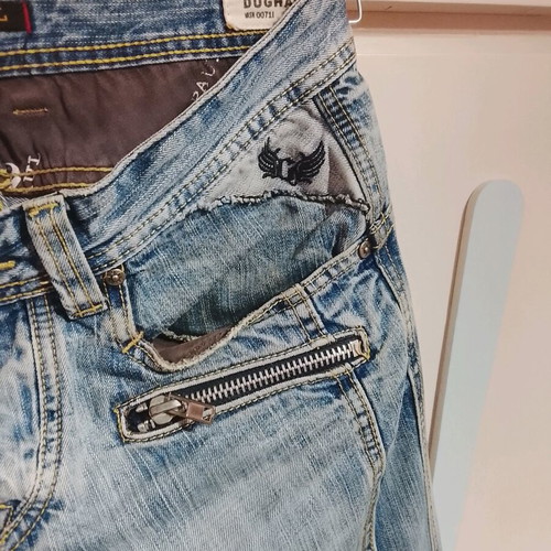 Jeans like new, slim fit, blue