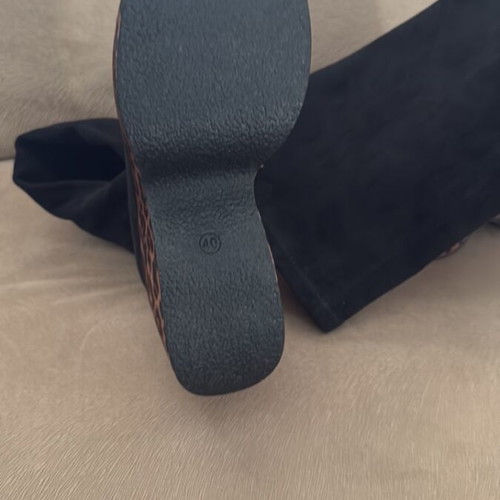 Sock boots with zipper synthetic leather new, size 40