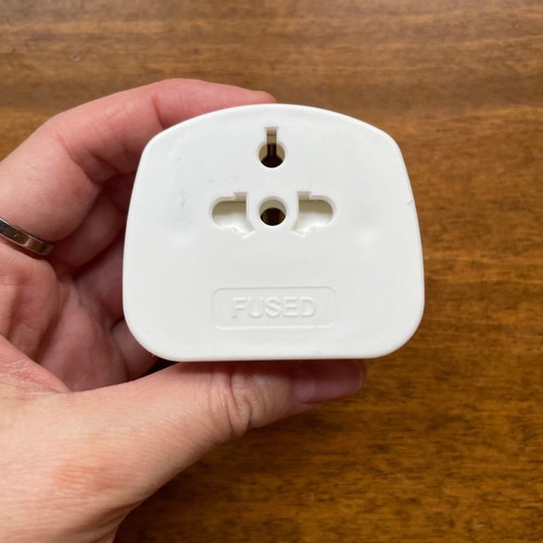 European to UK plug adapter new