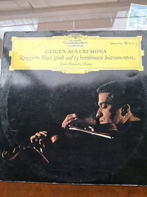 Geigen aus Cremona LP used with Ruggiero Ricci and Leon Pommers