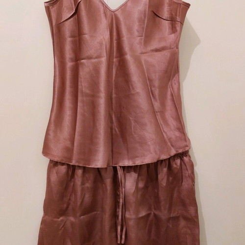 Satin pajamas medium size, like new, slim fit