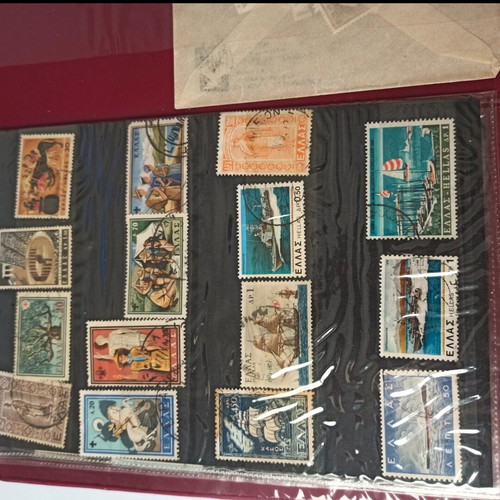 Collection of 503 old Greek stamps like new