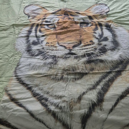 WWF tiger duvet cover like new 150×210
