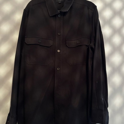 Cos men's overshirt shirt size L oversized like new, black