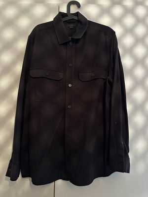 Cos men's overshirt shirt size L oversized like new, black