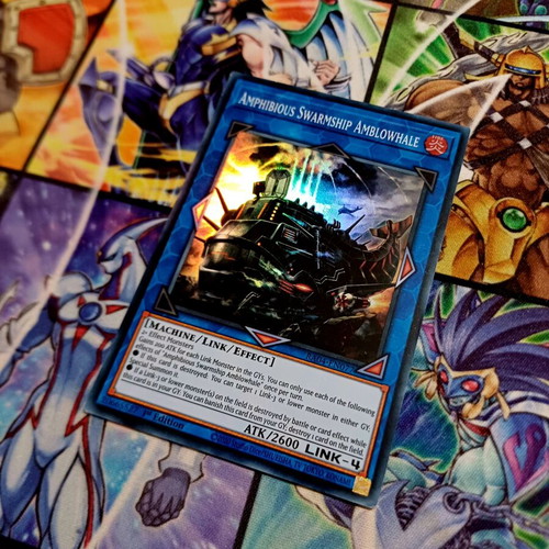 Amphibious Swarmship Amblowhale RA04 Super Rare Yu-Gi-Oh! card