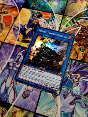 Amphibious Swarmship Amblowhale RA04 Super Rare Yu-Gi-Oh! card