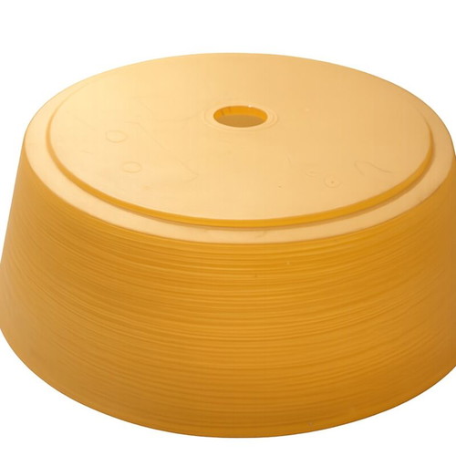 Ceiling light glass dome honey color 44cm new
