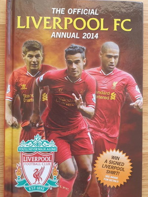 The Official Liverpool Fc Annual 2014 like new