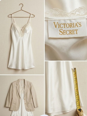 Vintage νυχτικό Victoria's Secret Gold Label σατέν σαν καινούργιο, μέγεθος M