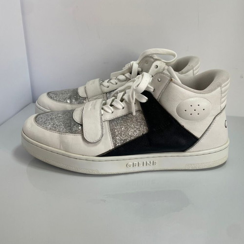 Celine leather sneakers like new, size 40, white
