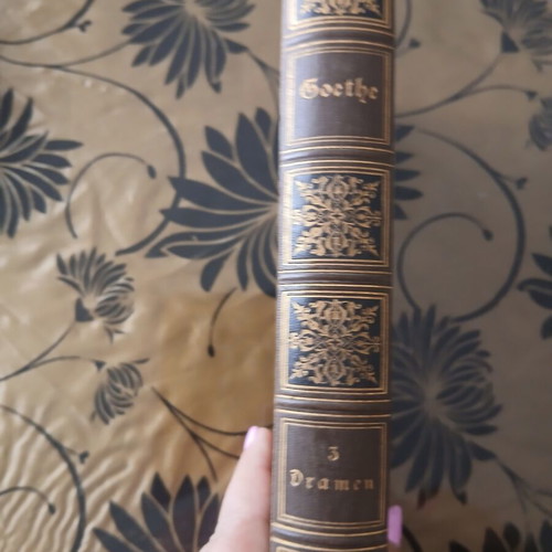 Goethe books used, 7 volumes, Leipzig editions 1850-1865