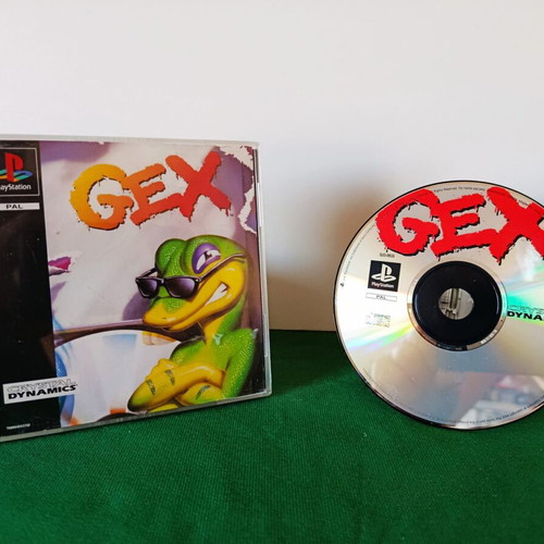 Gex Sony PlayStation 1 game, 1996, Black Label, no manual