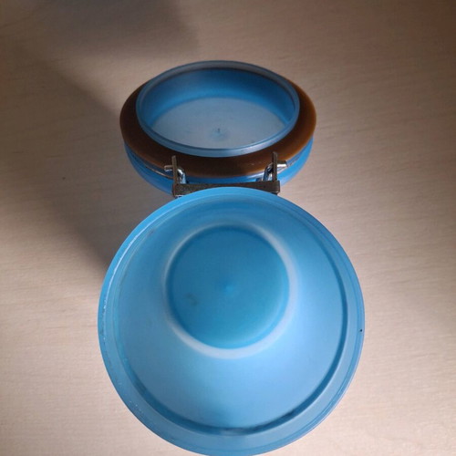 Plastic vases used, set of 2 pieces