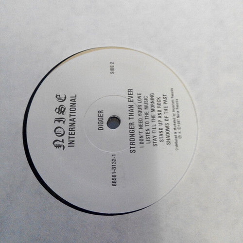 Digger Stronger Than Ever vinyl record used, metal