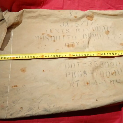 British Army WWII Two-Man Tent Bivouac Bag used