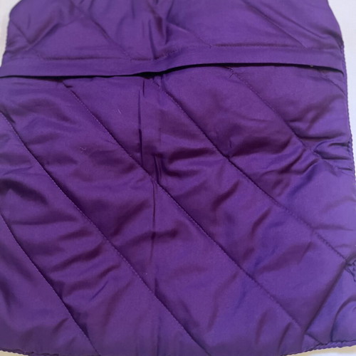 Decorative pillowcase like new, purple and deep blue with elephant design