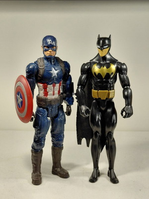 Captain America και Batman φιγούρες δράσης 30 εκ., πακέτο 2