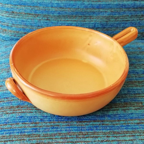 Clay cooking pot giouvetsi new, traditional with handles