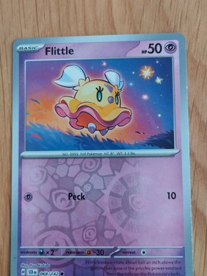 Flittle Reverse Holo Pokemon Stellar Crown new