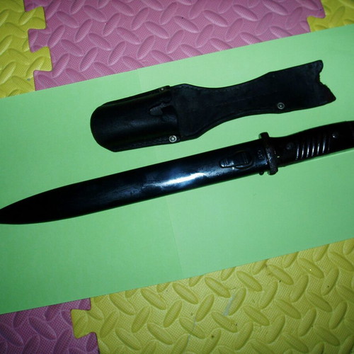 Decorative German knife sharpened like new Mauser K98