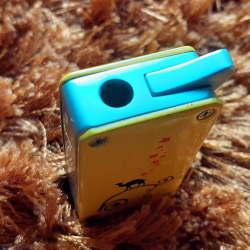 Camel gas lighter used, full metal, functional