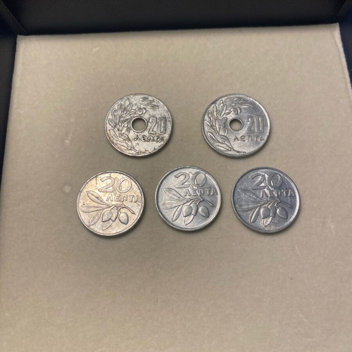 20 Lepta Coin Collection 19-54-1973 New