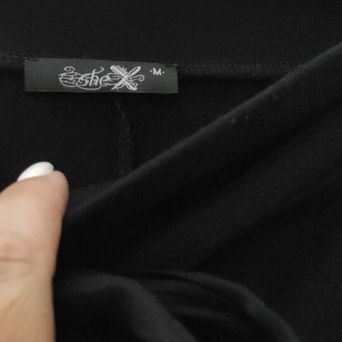 SheX Elastic Zip Culottes M like new, black