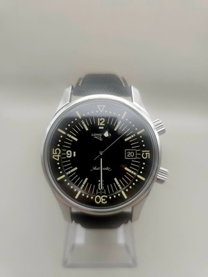 Longines Legend Diver 42mm Automatic watch like new, black
