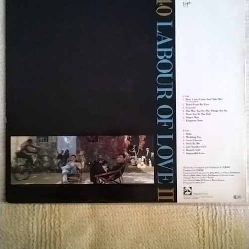 UB 40 Labour Of Love II vinyl used, reggae