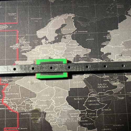 Linear rail system with sliding block new