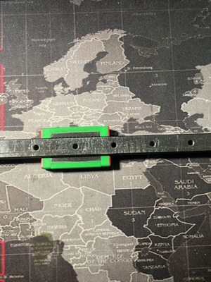 Linear rail system with sliding block new