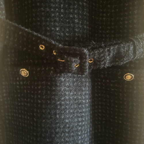 Zara tweed dress new, short with integrated belt blue