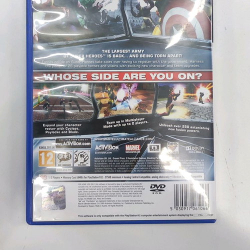 Marvel Ultimate Alliance 2 PlayStation 2 used with manual