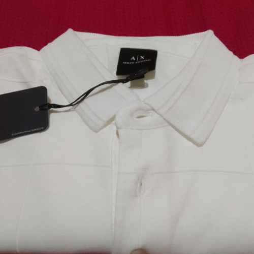 Armani A/X men's blouse new, size Large, off white