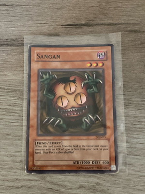 Yugioh TCG Sangan SDJ-019 μεταχειρισμένο, 1η Έκδοση, vintage, common