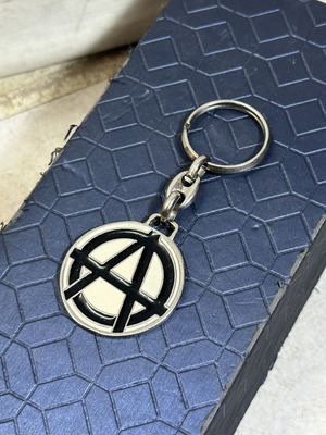 Marvel Avengers metal keychain used with logo