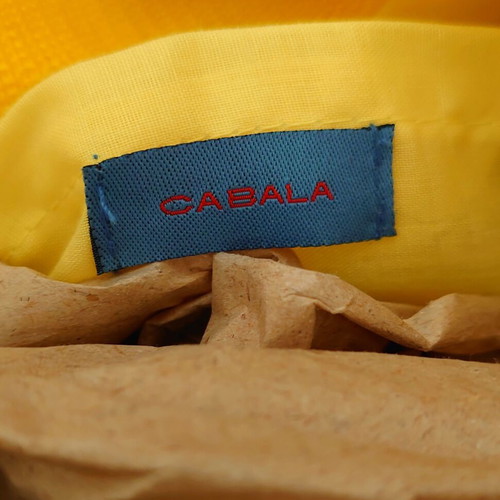 Cabaia Straw Shoulder Bag new, yellow with shells and wooden beads