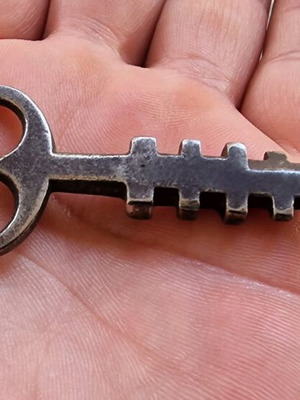 Vintage lock key used