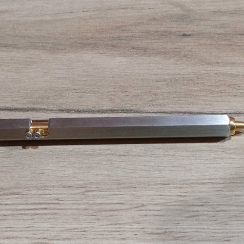 Stainless Steel Pen with Brass Like New