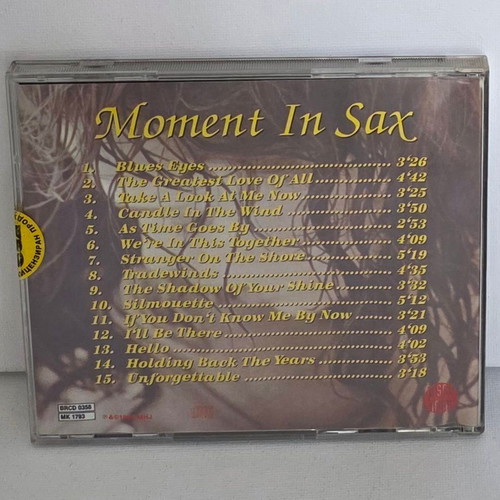 Moments in Sax CD used