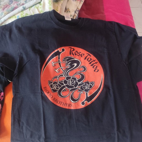 Rose Tattoo Blood Brothers Tour 2007 shirt used, Fruit of the Loom, size L