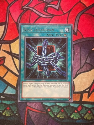 Deck Lockdown Yu-Gi-Oh Spell Card new, LODT-EN060