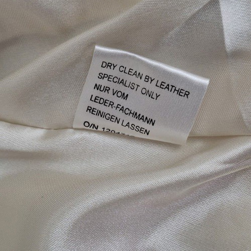 Colette women's leather jacket medium used, white