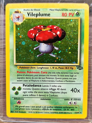 Vileplume карта Pokémon Jungle 1999 holo