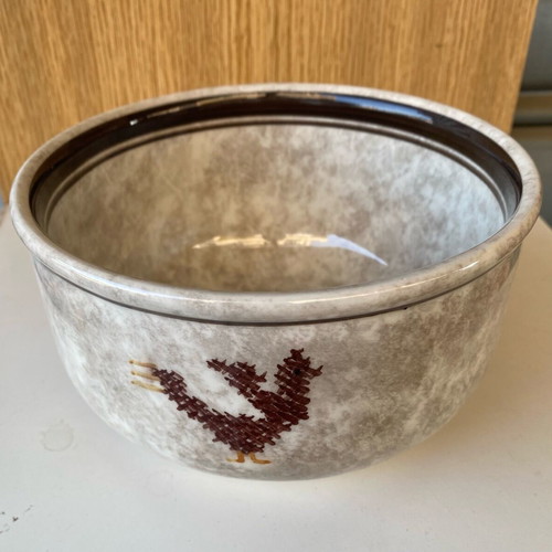 Ceramic bowl N. Alagiannis handmade, like new