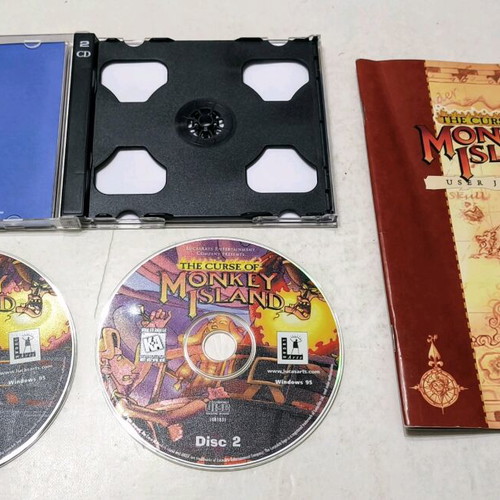The Curse of the Monkey Island PC game used, adventure