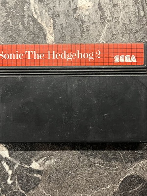 Sega Master System Sonic the Hedgehog 2 cartridge used